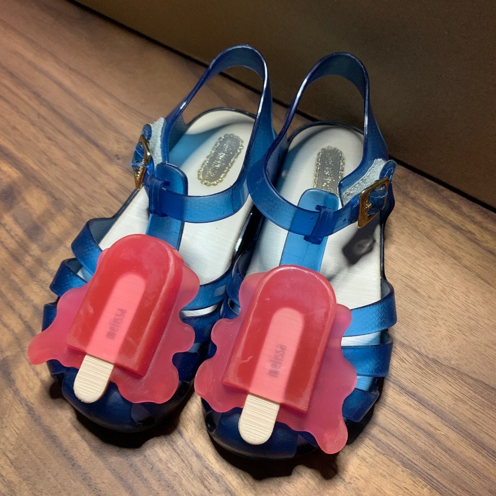 Mini Melissa size 9 Kids popsicle sandals